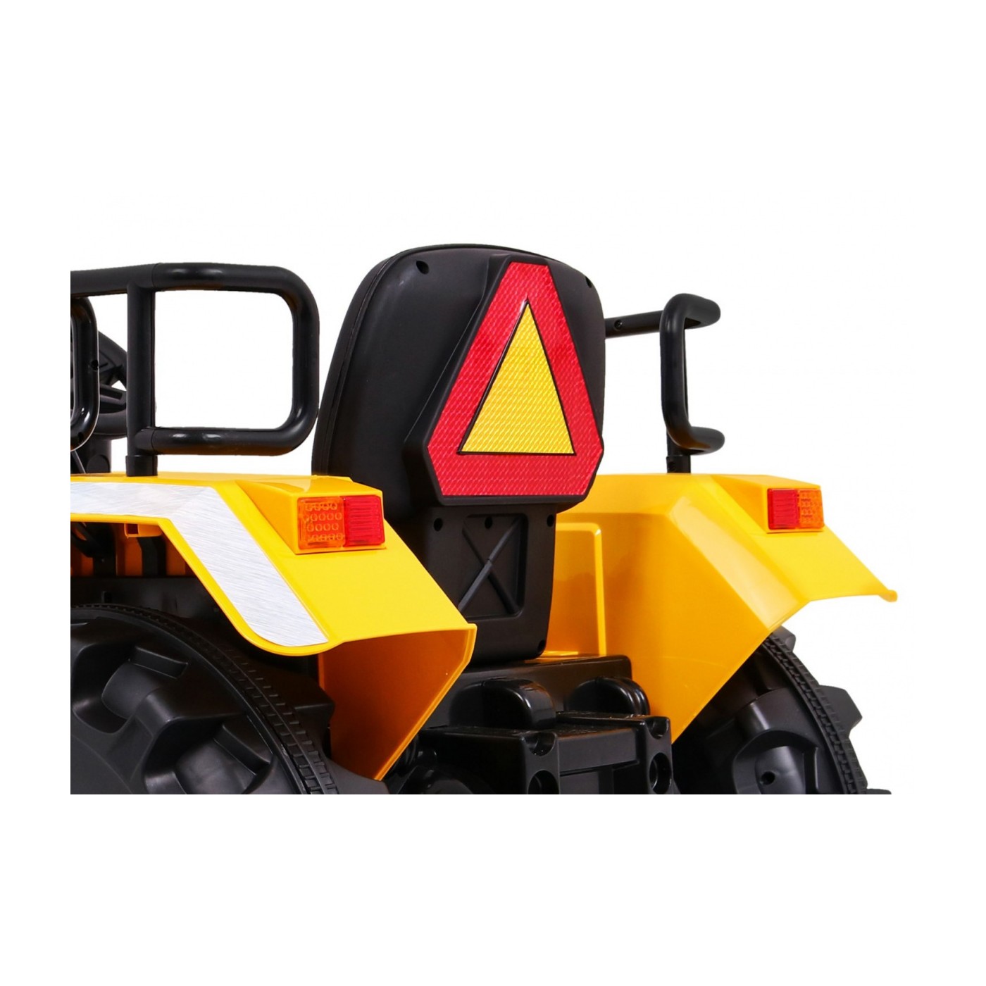 Černobílý traktor Blazin na baterii Žluté dálkové světlo pomalého startu Zvuky