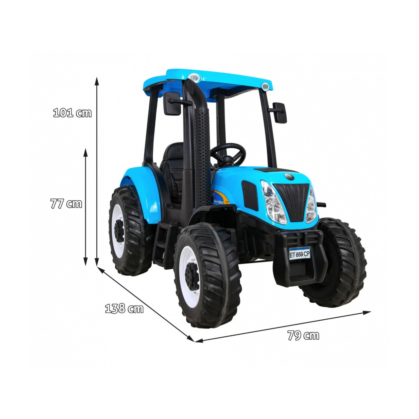 Tahač New Holland T7 modrý