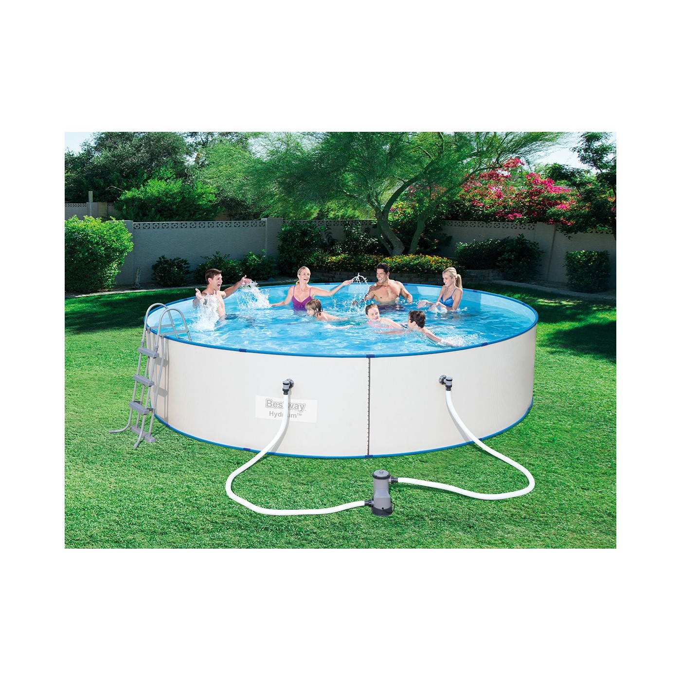Panelový bazén 15ft 460x90 cm HYDRIUM 4v1 BESTWAY