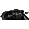 Autko Turbo-S na baterii pro děti černá + dálkové ovládání + pomalý start + kola EVA + rádio MP3