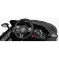 Autko Turbo-S na baterii pro děti černá + dálkové ovládání + pomalý start + kola EVA + rádio MP3