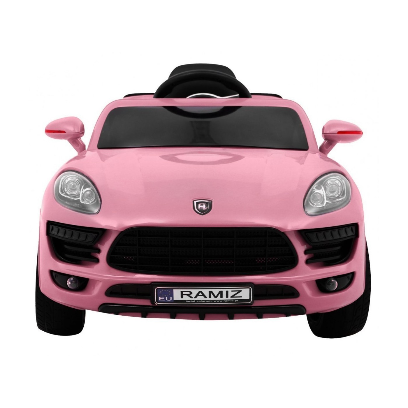 Auto Turbo-S na baterii pro děti Růžová + Dálkový + Pomalý Start + Kola EVA + Rádio MP3