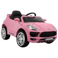 Auto Turbo-S na baterii pro děti Růžová + Dálkový + Pomalý Start + Kola EVA + Rádio MP3