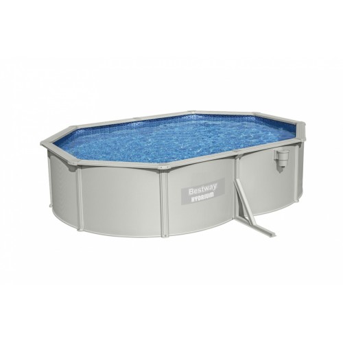 Panelový bazén HYDRIUM 500x360x120 oválný 16x12FT BESTWAY 8v1 + pískové čerpadlo
