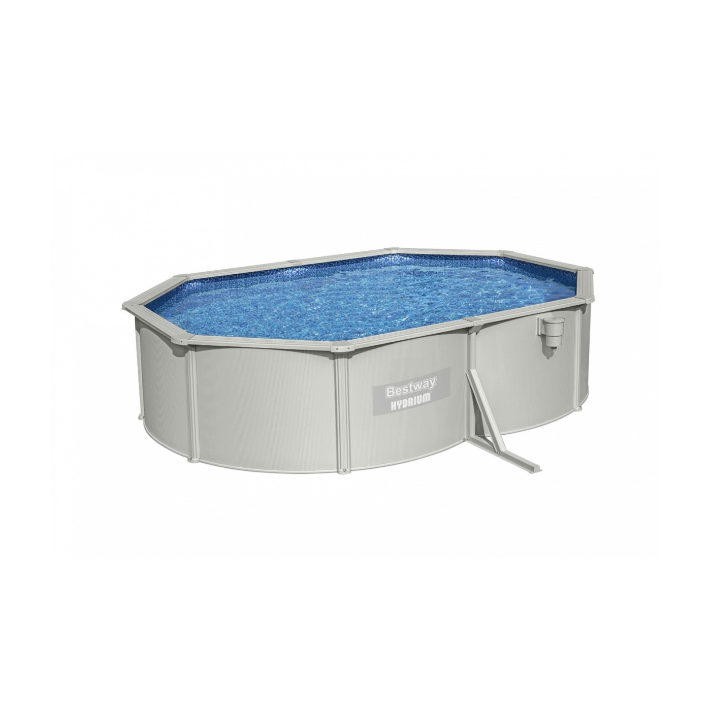 Panelový bazén HYDRIUM 500x360x120 oválný 16x12FT BESTWAY 8v1 + pískové čerpadlo