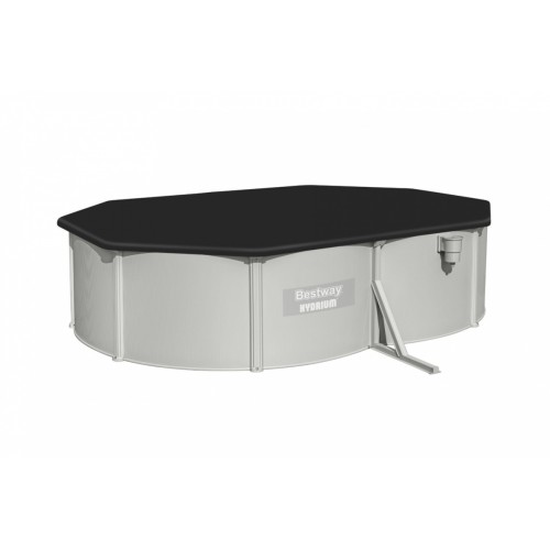 Panelový bazén HYDRIUM 500x360x120 oválný 16x12FT BESTWAY 8v1 + pískové čerpadlo