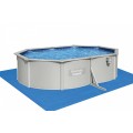 Panelový bazén HYDRIUM 500x360x120 oválný 16x12FT BESTWAY 8v1 + pískové čerpadlo