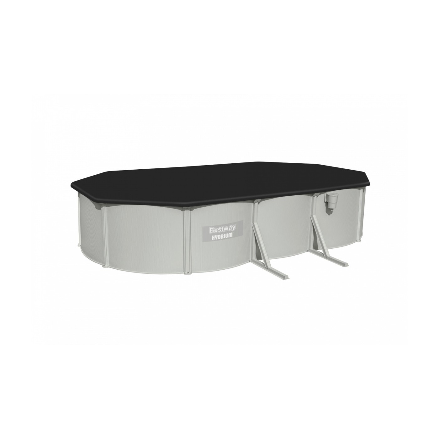 Panelový bazén HYDRIUM 610x360x120 oválný 20x12FT BESTWAY 8v1 + pískové čerpadlo