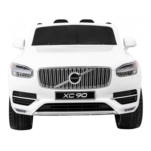 Dětská baterie Volvo XC90 bílá dálkový ovladač kufr EVA pomalý start rádio MP3 LED