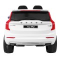Dětská baterie Volvo XC90 bílá dálkový ovladač kufr EVA pomalý start rádio MP3 LED