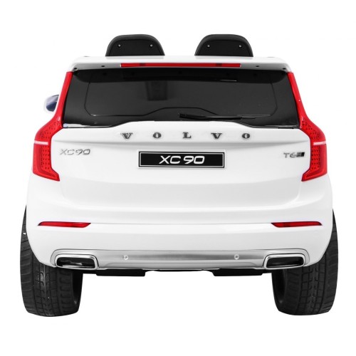 Dětská baterie Volvo XC90 bílá dálkový ovladač kufr EVA pomalý start rádio MP3 LED