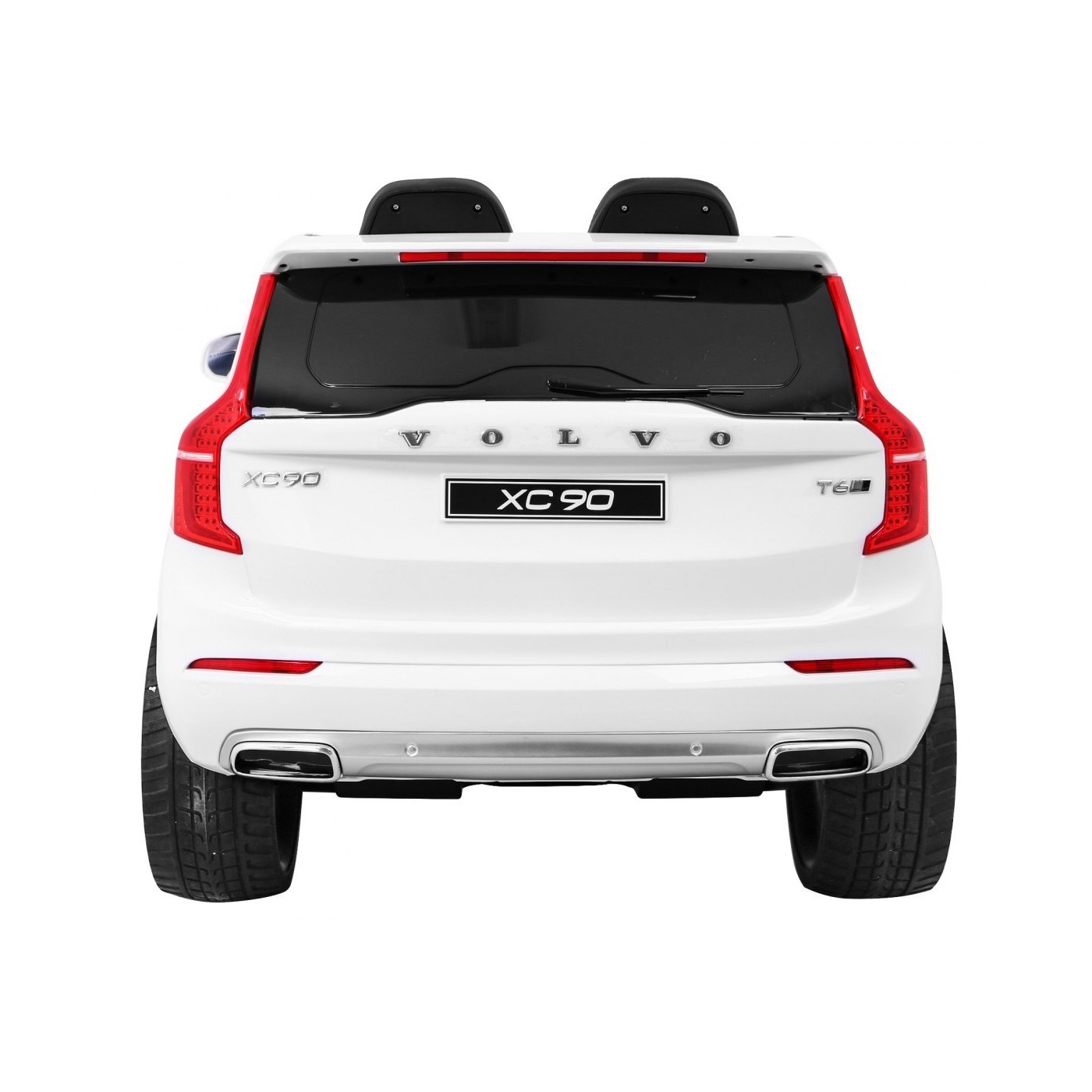 Dětská baterie Volvo XC90 bílá dálkový ovladač kufr EVA pomalý start rádio MP3 LED