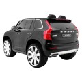 Volvo XC90 Bateriové dětské černé dálkové ovládání kufr EVA pomalý start rádio MP3 LED