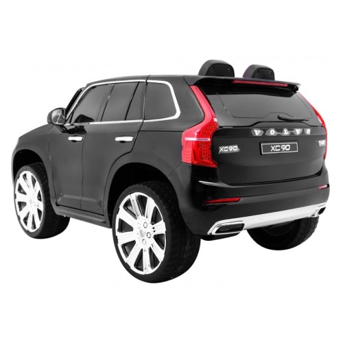 Volvo XC90 Bateriové dětské černé dálkové ovládání kufr EVA pomalý start rádio MP3 LED