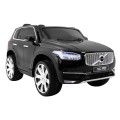 Volvo XC90 Bateriové dětské černé dálkové ovládání kufr EVA pomalý start rádio MP3 LED