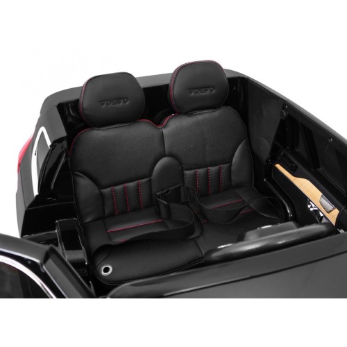 Volvo XC90 Bateriové dětské černé dálkové ovládání kufr EVA pomalý start rádio MP3 LED