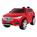 Volvo XC90 Bateriový dětský lak červený dálkový kufr EVA pomalý start rádio MP3 LED