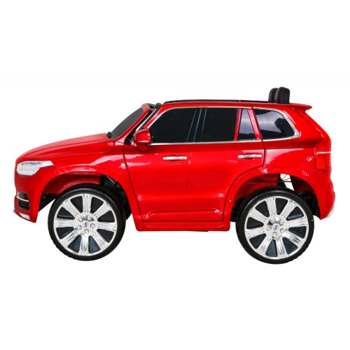 Volvo XC90 Bateriový dětský lak červený dálkový kufr EVA pomalý start rádio MP3 LED