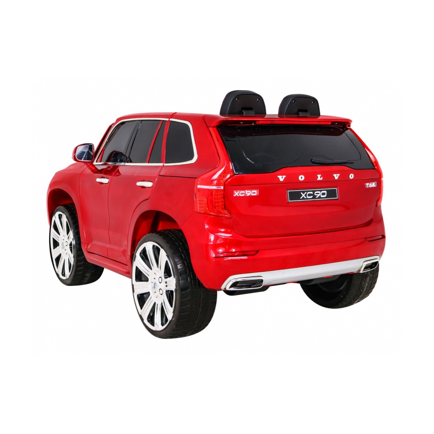 Volvo XC90 Bateriový dětský lak červený dálkový kufr EVA pomalý start rádio MP3 LED