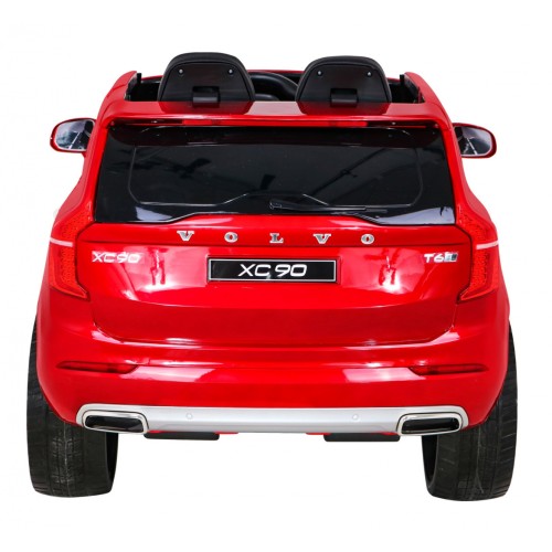 Volvo XC90 Bateriový dětský lak červený dálkový kufr EVA pomalý start rádio MP3 LED