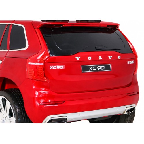 Volvo XC90 Bateriový dětský lak červený dálkový kufr EVA pomalý start rádio MP3 LED