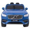 Volvo XC90 Bateriový dětský lak modrý dálkový kufr EVA pomalý start rádio MP3 LED