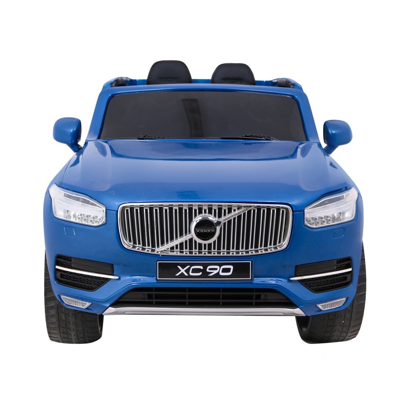 Volvo XC90 Bateriový dětský lak modrý dálkový kufr EVA pomalý start rádio MP3 LED