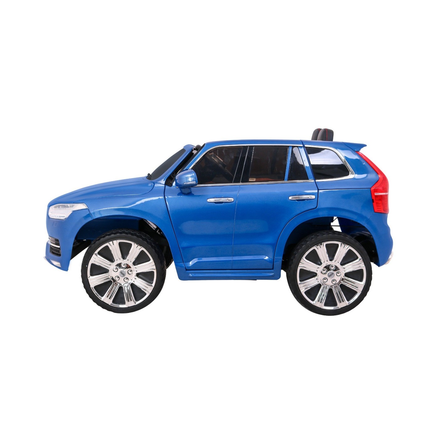 Volvo XC90 Bateriový dětský lak modrý dálkový kufr EVA pomalý start rádio MP3 LED