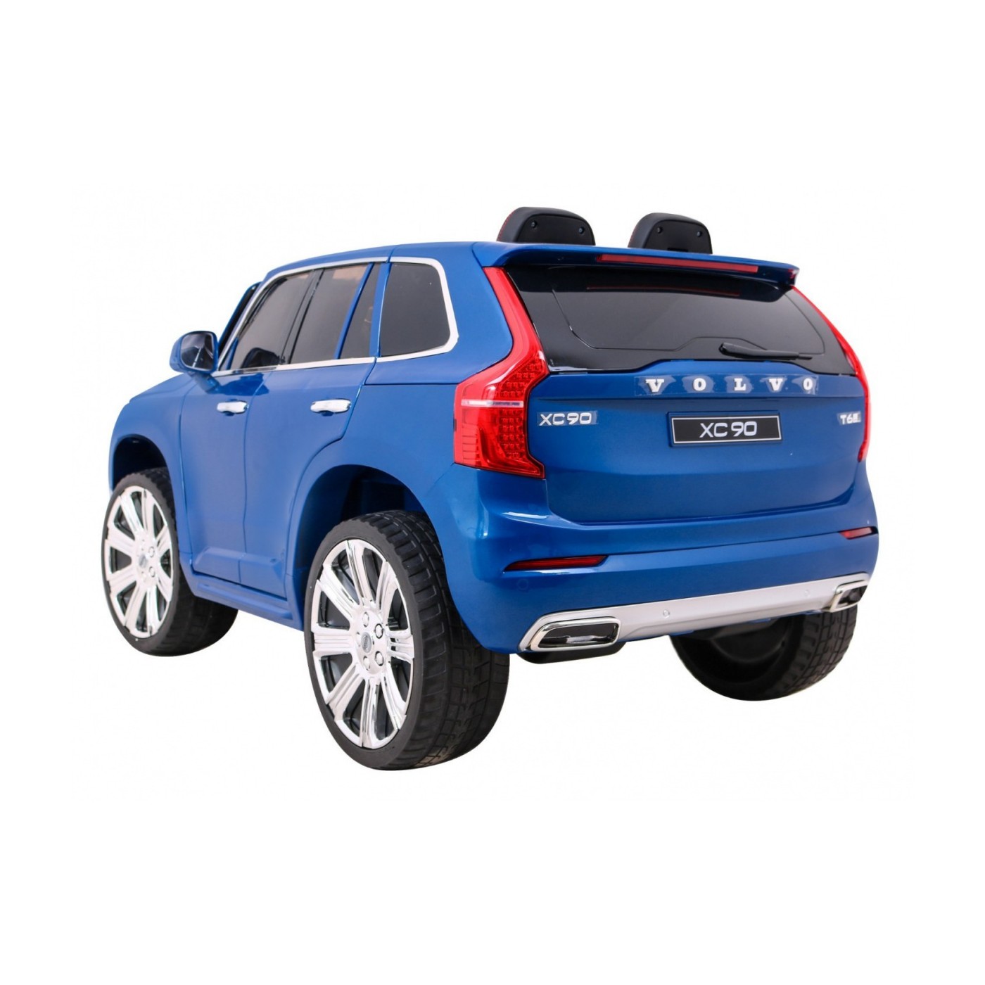 Volvo XC90 Bateriový dětský lak modrý dálkový kufr EVA pomalý start rádio MP3 LED