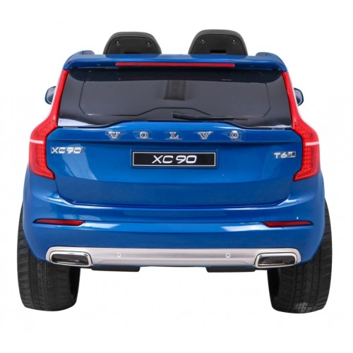 Volvo XC90 Bateriový dětský lak modrý dálkový kufr EVA pomalý start rádio MP3 LED