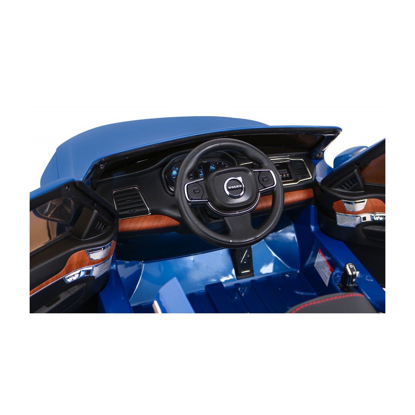 Volvo XC90 Bateriový dětský lak modrý dálkový kufr EVA pomalý start rádio MP3 LED