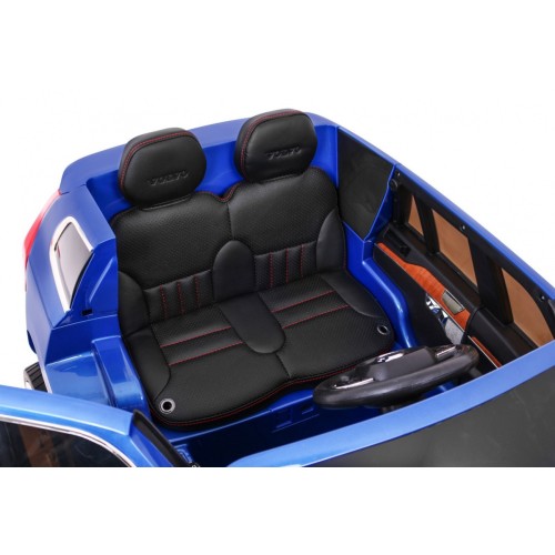 Volvo XC90 Bateriový dětský lak modrý dálkový kufr EVA pomalý start rádio MP3 LED