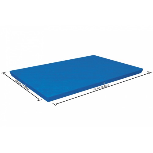 Kryt 224x154cm pro bazén s ocelovým rámem pro 221x150x43cm BESTWAY