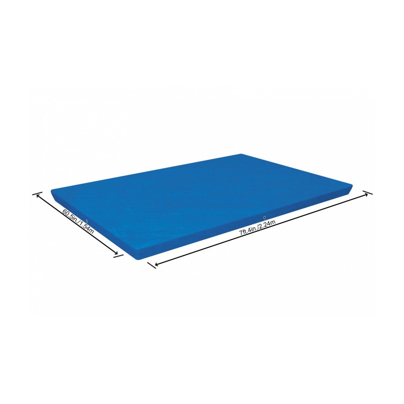 Kryt 224x154cm pro bazén s ocelovým rámem pro 221x150x43cm BESTWAY