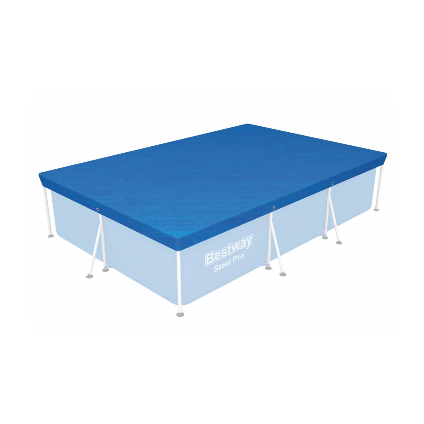 Kryt 304x205cm pro BAZÉN Steel Pro Cage 300x201x66cm BESTWAY