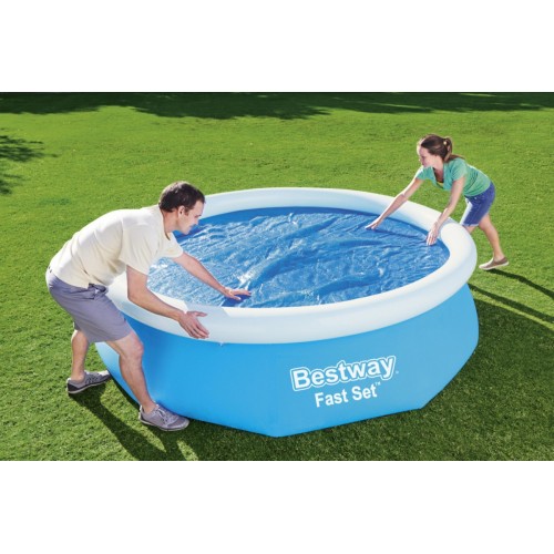 BESTWAY 305 cm/10 stop zahradní bazén solární kryt 289 cm