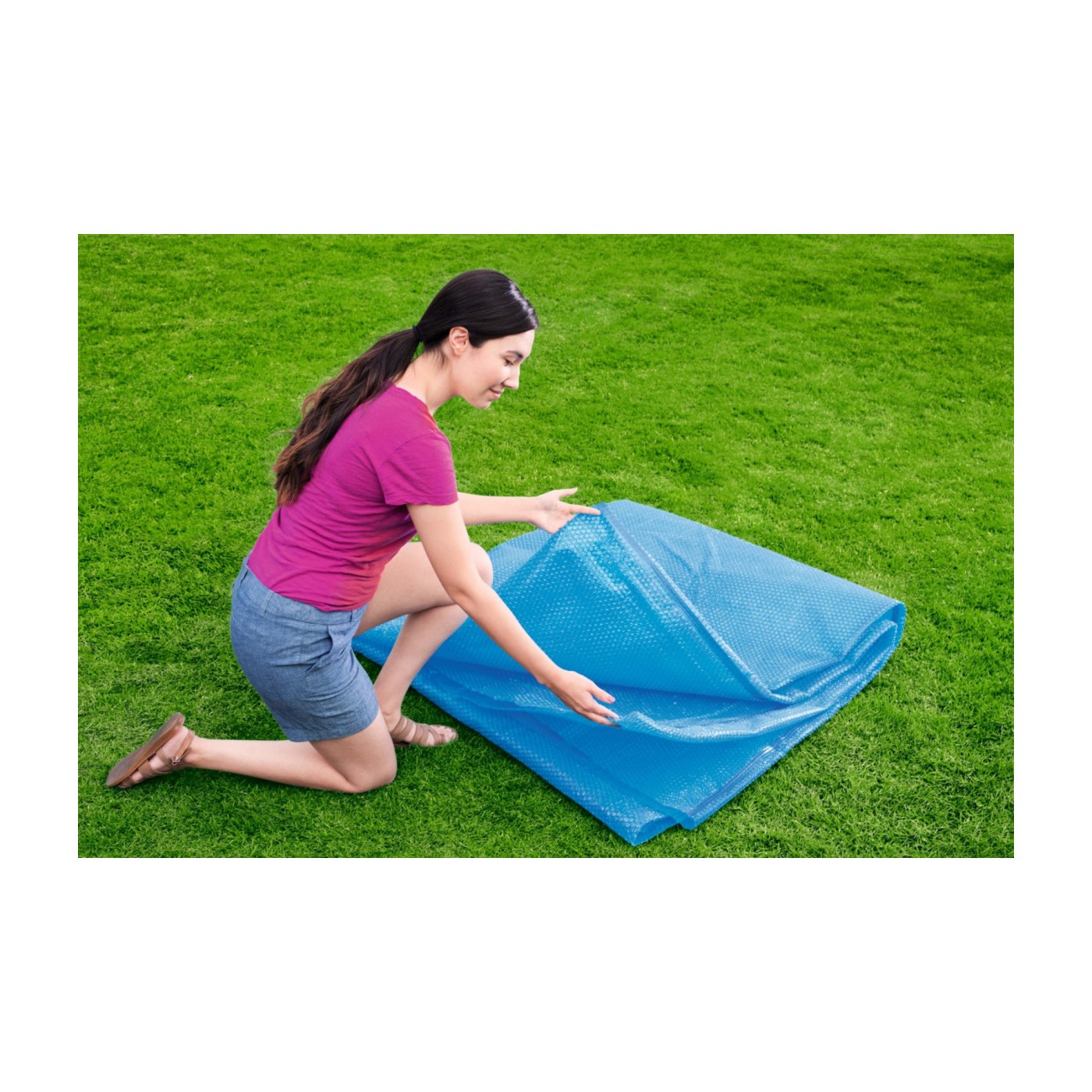 Solární kryt 417 cm pro zahradní bazén 396-457 cm/13-15FT BESTWAY