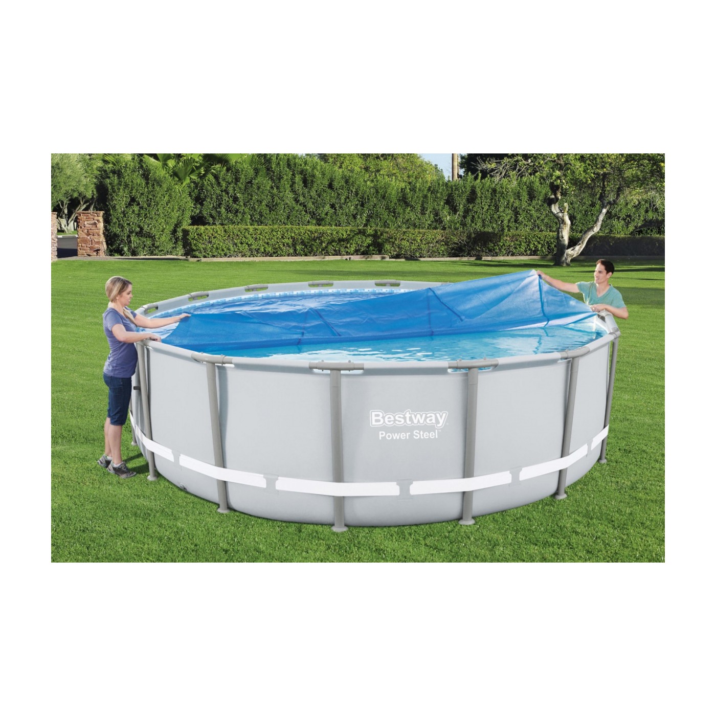 462cm solární kryt pro 488cm/16ft zahradní bazén BESTWAY