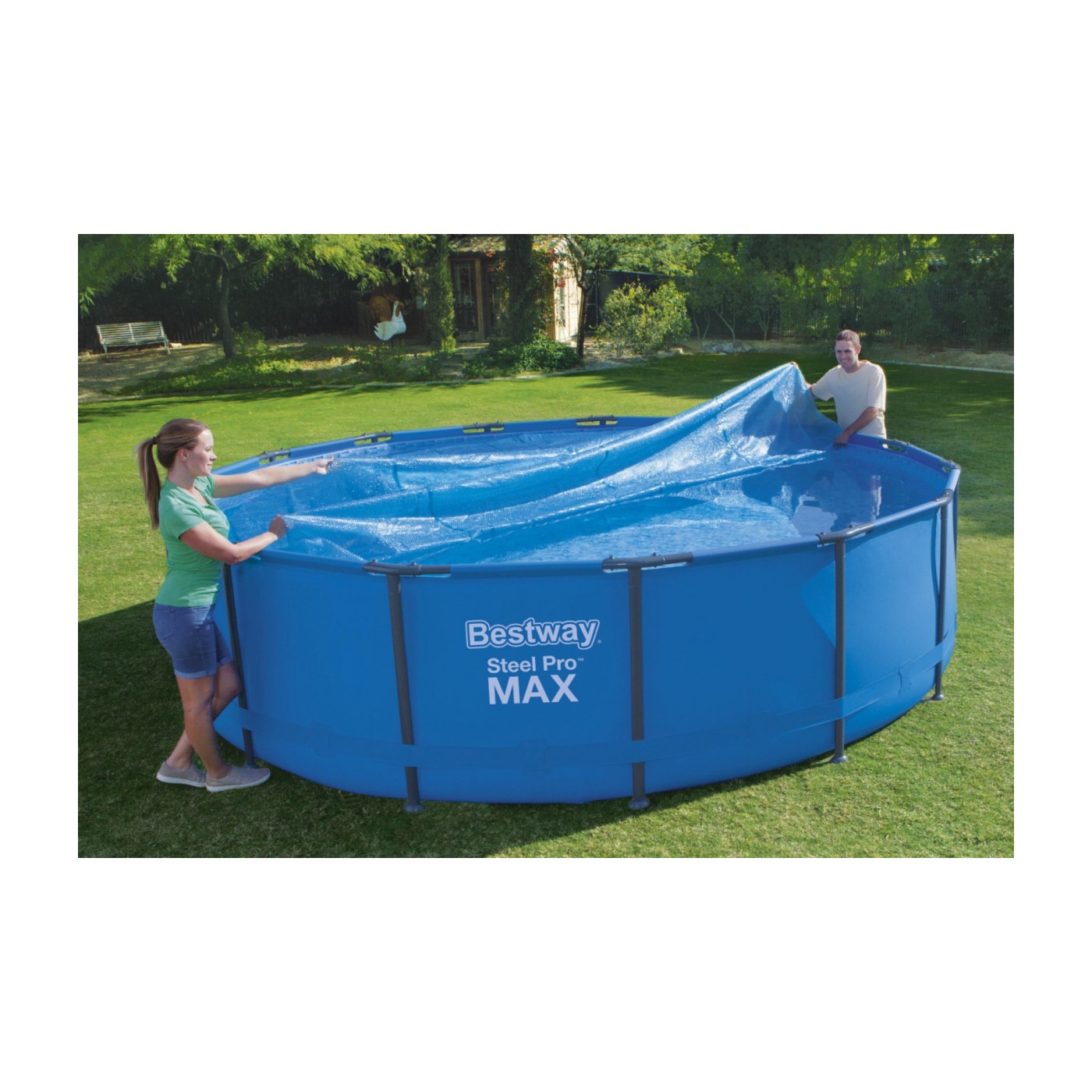 462cm solární kryt pro 488cm/16ft zahradní bazén BESTWAY