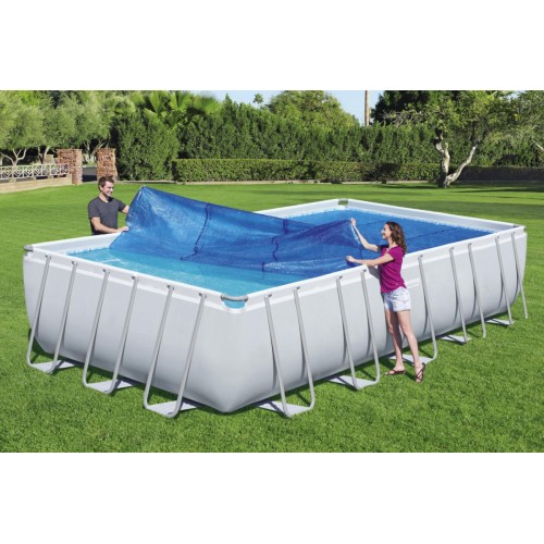 Solární kryt 703 x 366 cm pro ocelový bazén BESTWAY