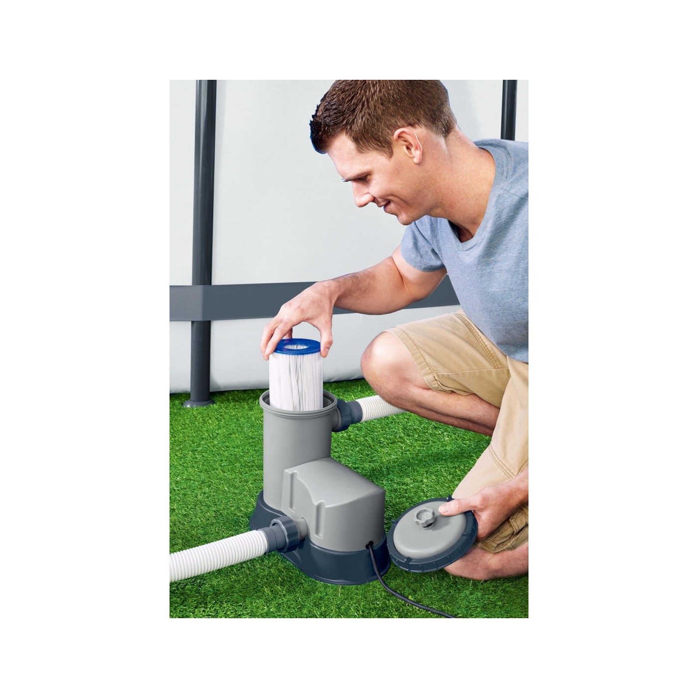 BESTWAY Filtrační bazénové čerpadlo 5678l/h Vyměnitelný filtr III