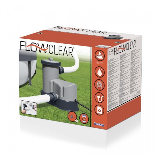 BESTWAY Filtrační bazénové čerpadlo 5678l/h Vyměnitelný filtr III