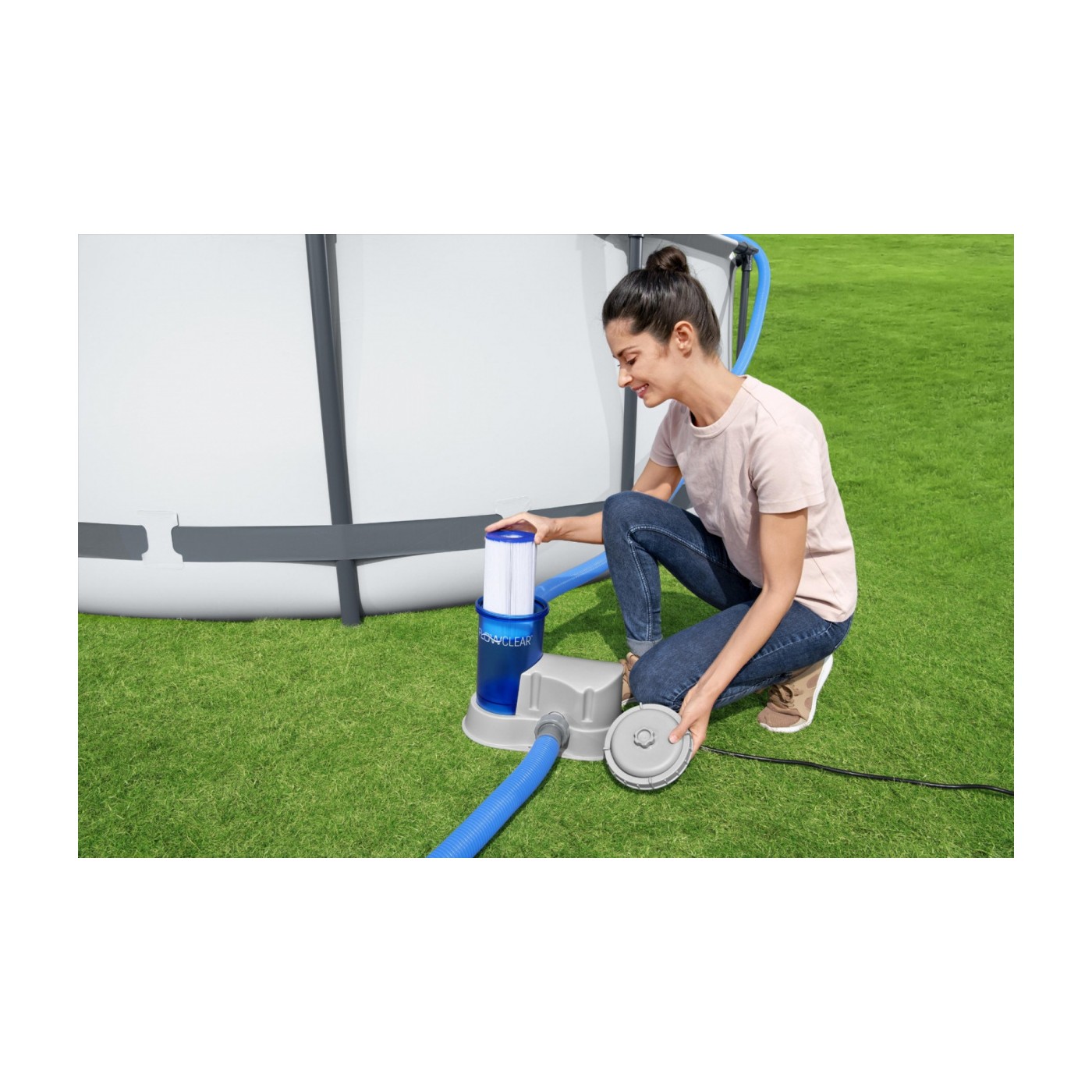 FlowClear BESTWAY 5678l/h Filtrační bazénové čerpadlo + vyměnitelný filtr III