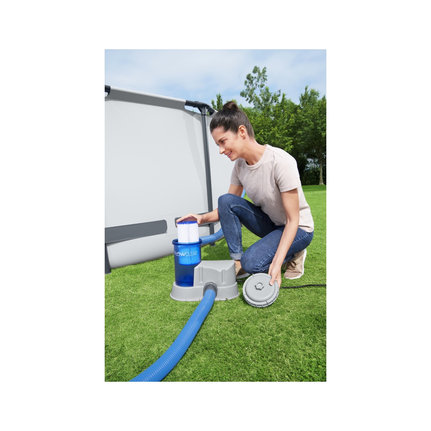 FlowClear BESTWAY 5678l/h Filtrační bazénové čerpadlo + vyměnitelný filtr III