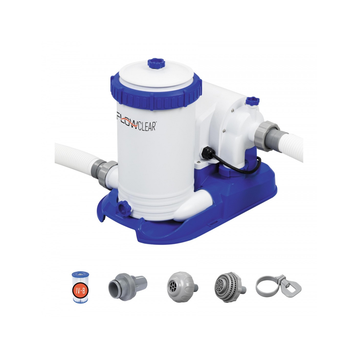 BESTWAY 9463l/h FlowClear Filter Pool Pump + Náhradní filtr IV