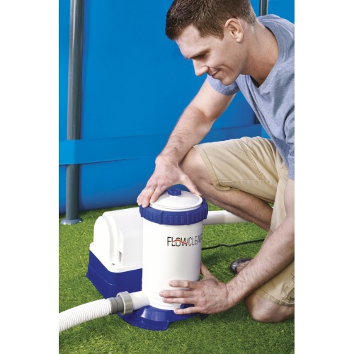 BESTWAY 9463l/h FlowClear Filter Pool Pump + Náhradní filtr IV