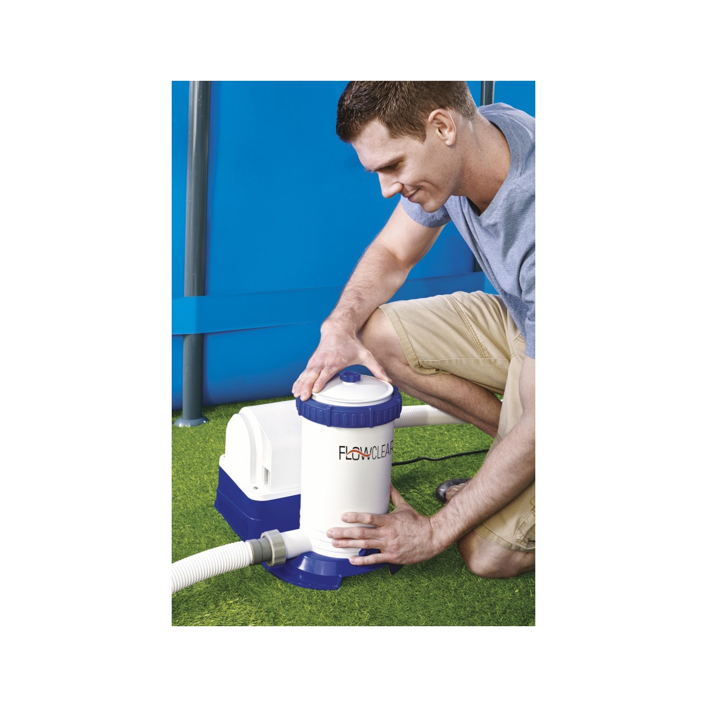 BESTWAY 9463l/h FlowClear Filter Pool Pump + Náhradní filtr IV