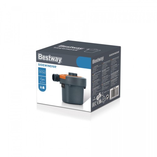 Elektrické nafukovací čerpadlo příslušenství BESTWAY 680 l/min + 3 tipy