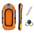 Nafukovací plovák BESTWAY Condor 2000 2místný 188x98x30  + 2 vesla + Nožní pumpa