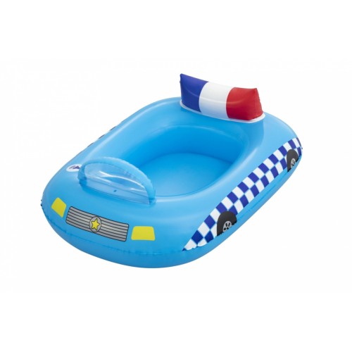 Nafukovací nafukovací pontonové policejní auto pro děti 97x74 BESTWAY + zvuková siréna
